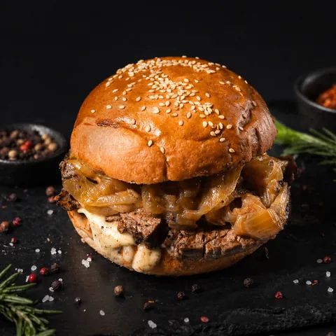 Lokum Burger — Melt-in-your-mouth tender beef for a truly indulgent burger.